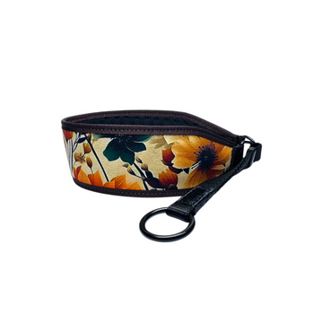 Collar for dog Autumn flowers