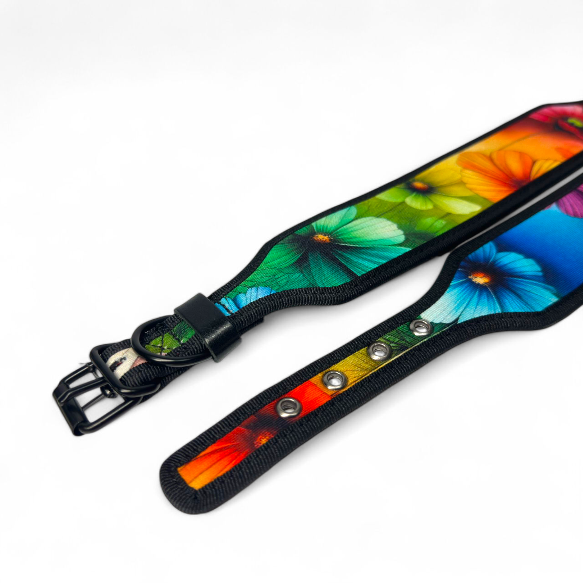 “Tropical Bloom” Premium Dog Collar