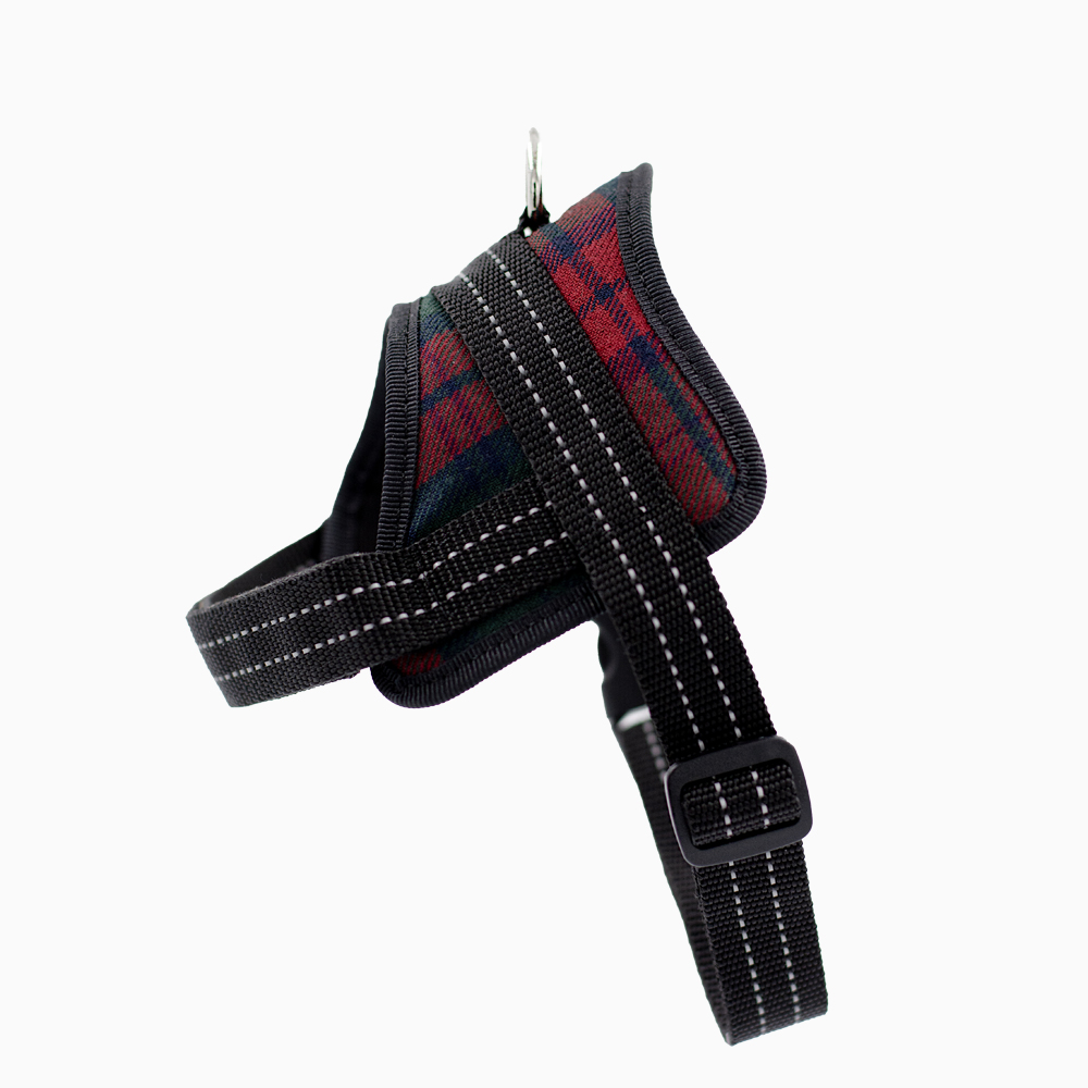 Harness for small breeds dog Red flag