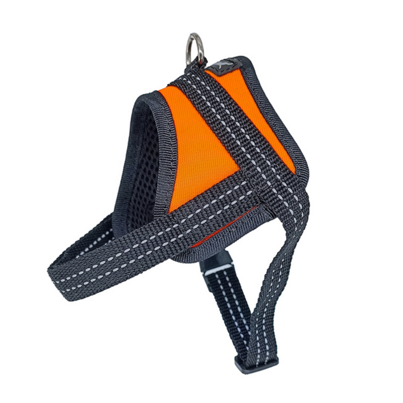 Harness for Small Breeds Neon Orange